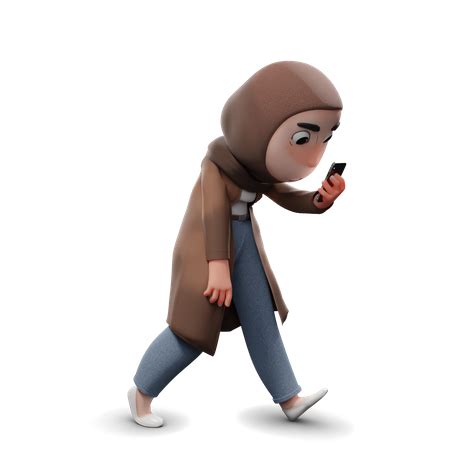 893 Hijab Girl 3D Illustrations